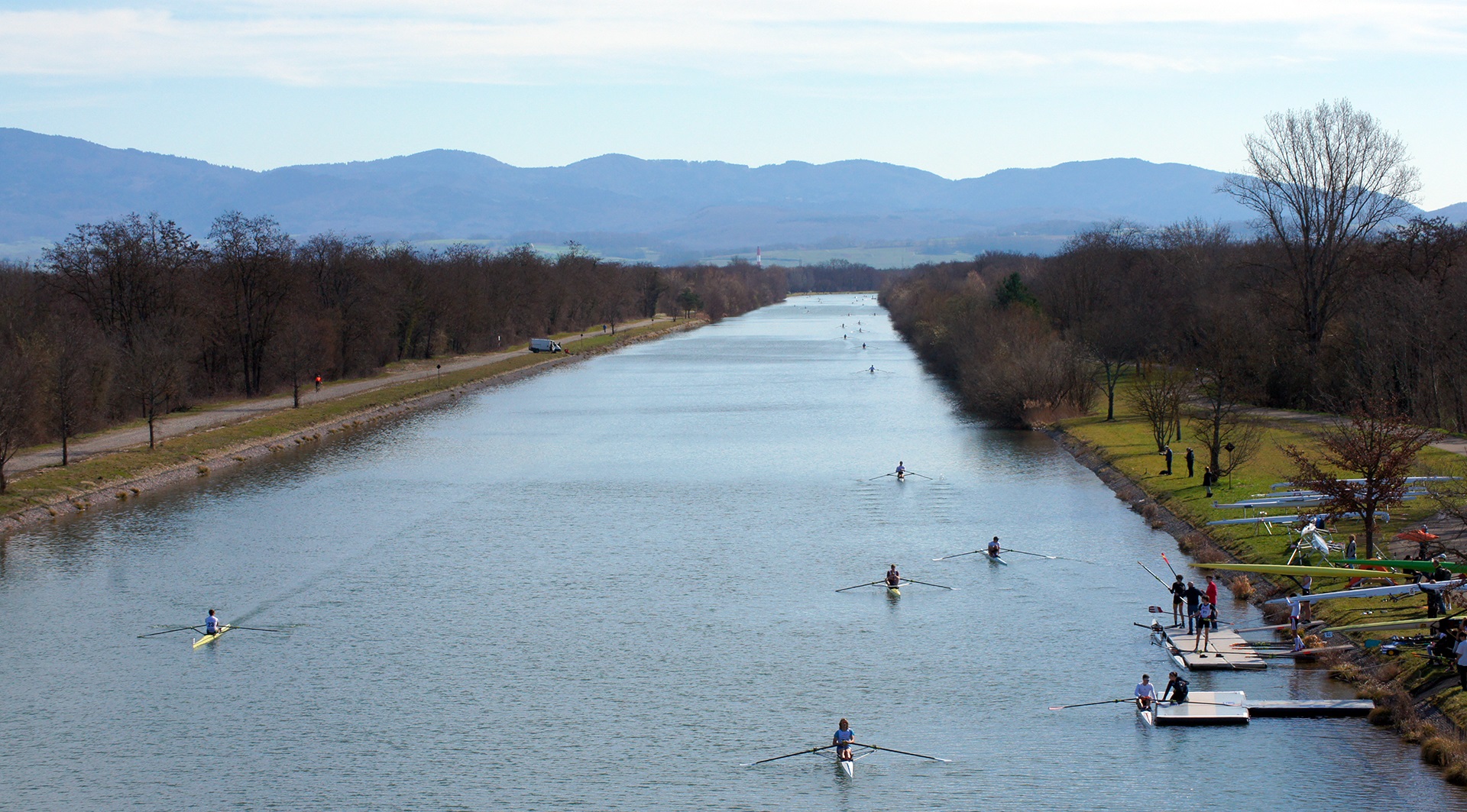 Pratiquer de l'aviron à Mulhouse