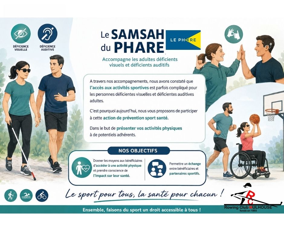 Sport santé- le Rowing Club Mulhouse - aviron Mulhouse 