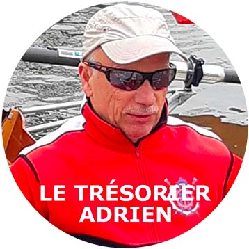 Photo du trésorier du club d'aviron de Mulhouse