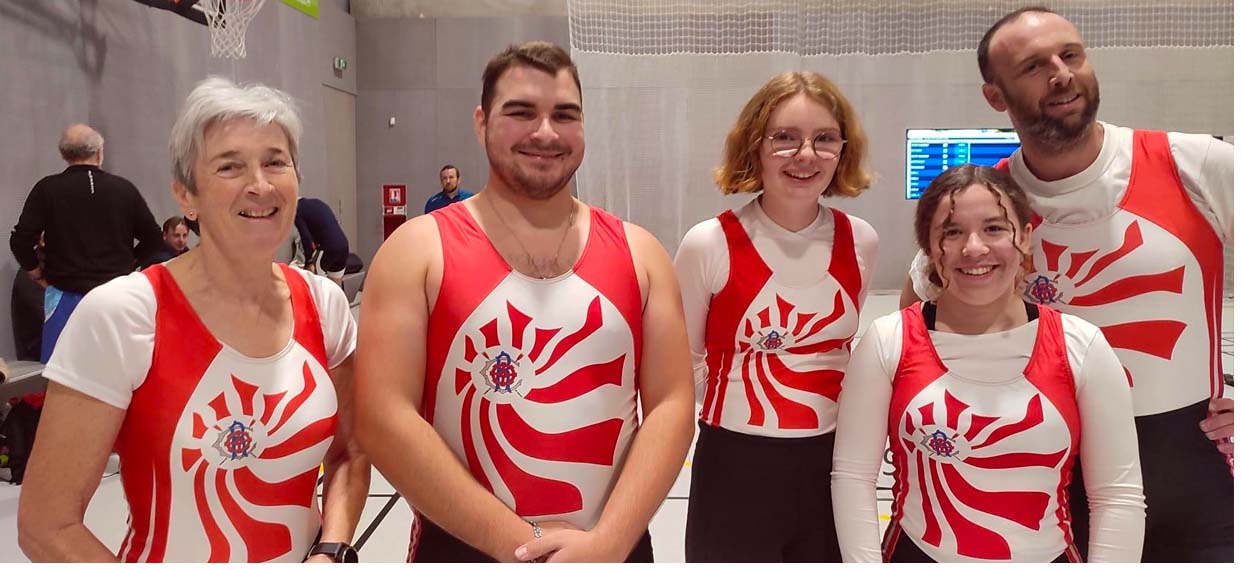 L'équipe de compétiteurs indoor du club d'avion de Mulhouse