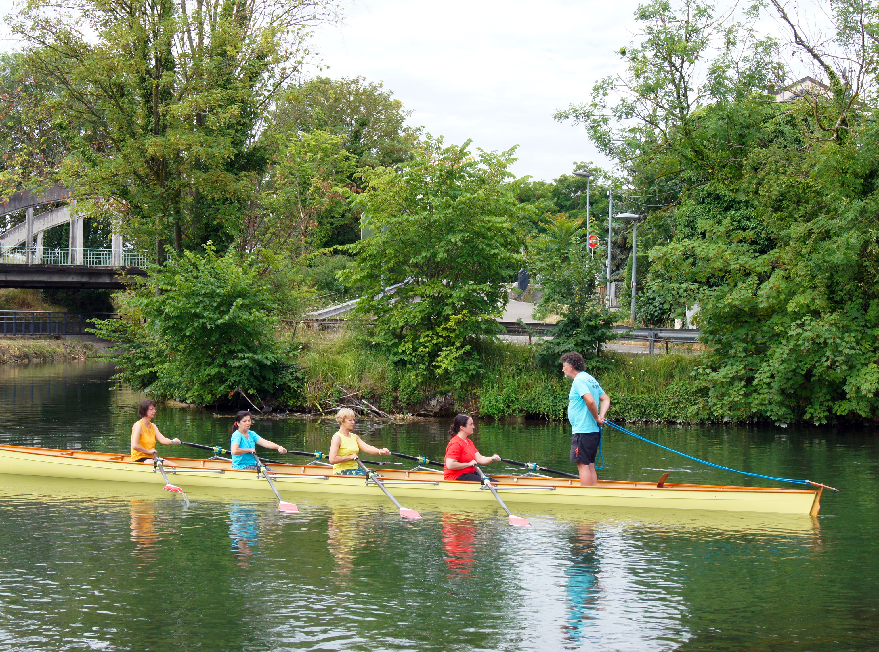 Un encadrement qualifié pour pratiquer l'aviron à mulhouse