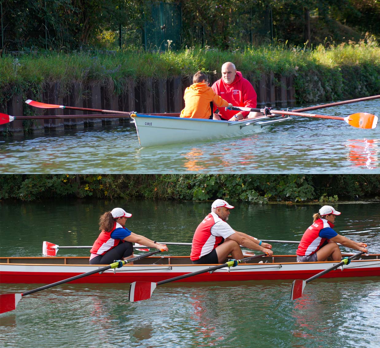 Notre coach compétition François Fouquet du club d'aviron de Mulhouse