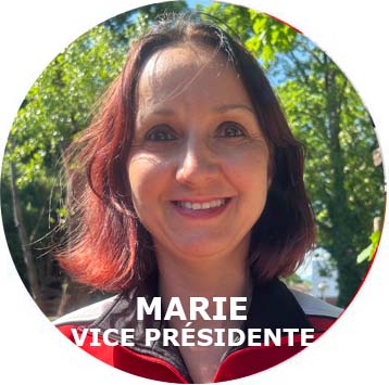 Photo de la vice-présidente du club d'aviron de Mulhouse