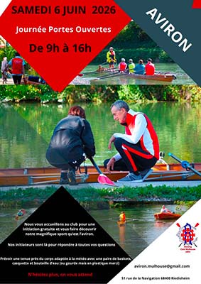 Portes ouvertes - le Rowing Club Mulhouse - aviron Mulhouse 