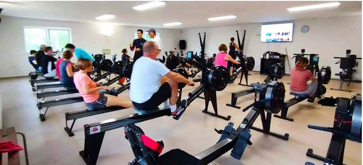  Séance d'avifit au club d'aviron de Mulhouse